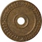 Ekena Millwork Wreath Ceiling Medallion (Fits Canopies up to 6"), 21 1/8"OD x 3 5/8"ID x 7/8"P, Rubbed Bronze CM21WRRZS - alternate 1